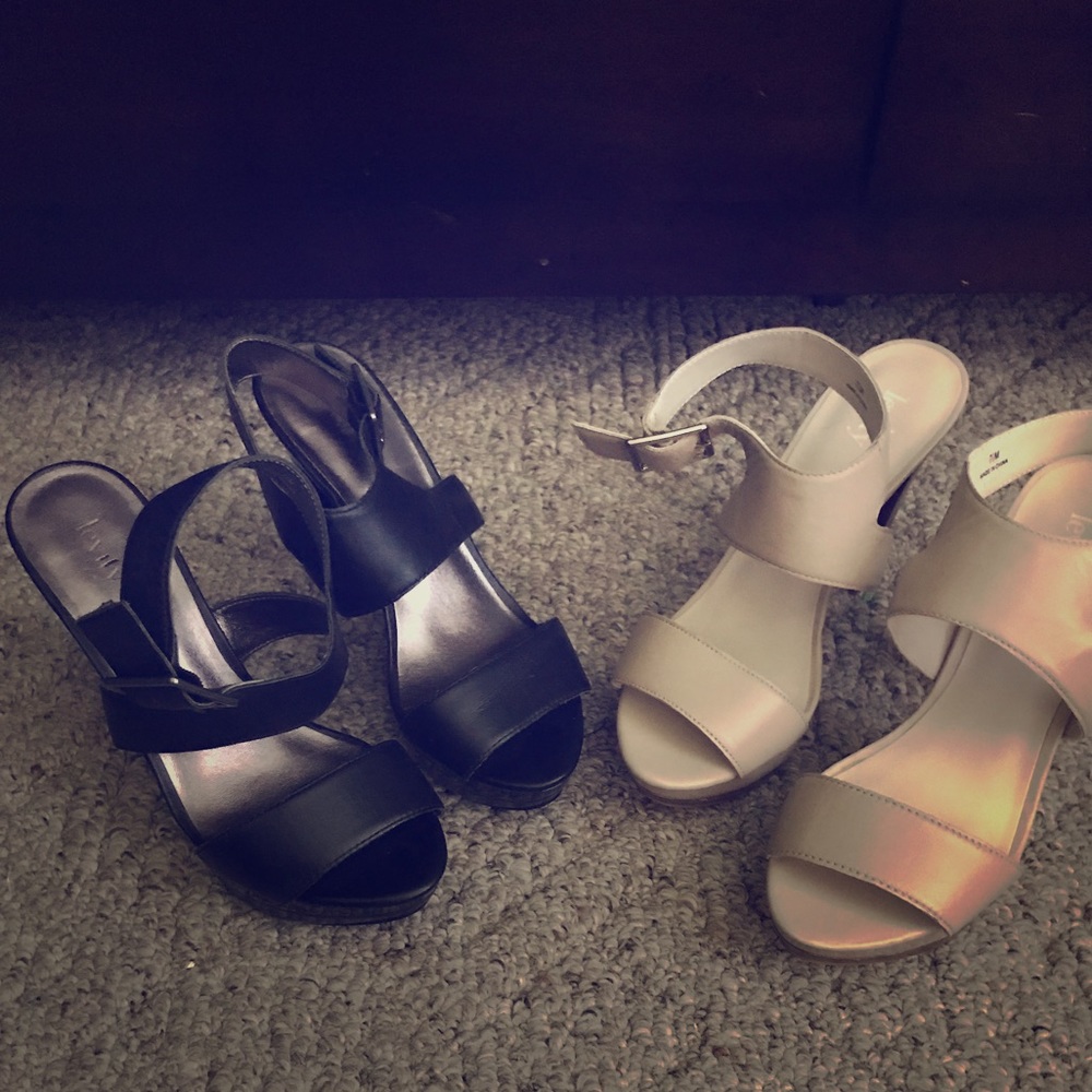 Two Levity open heels - *NEVER WORN*